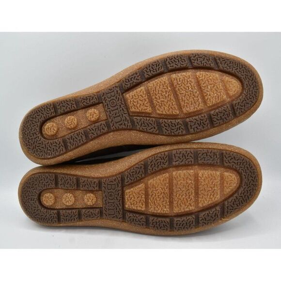 Born Mens Size 13 Naldo Brown Moc Toe Suede Loafers Shoes main image 6